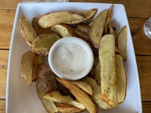 Order of fries at Arbol de Seda in San Jose