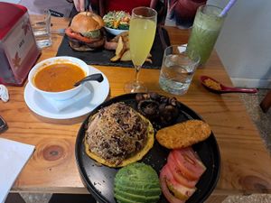 Birthday brunch. 🤗🌷 at Arbol de Seda in San Jose