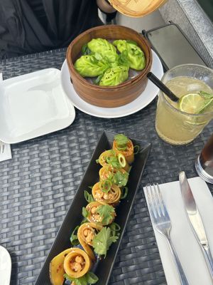 The rolls 🥰😱  at Ama Tibetan Mom's Kitchen in Bruges