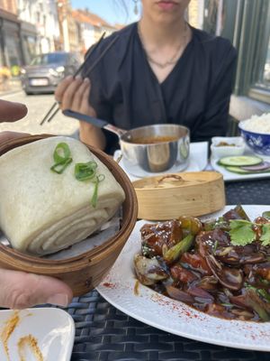 Steamed bread! 🥰  at Ama Tibetan Mom's Kitchen in Bruges