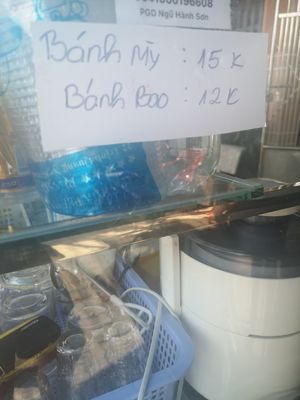 Prices at Bánh Mỳ Chay Tâm Trí in Da Nang