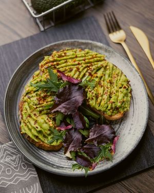 Avocado on toast at KOZZEE in London