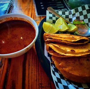 Quesabirria at Barrio Vegano in Mexico City