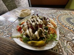 Vegan Teller   at Ibras Bistro in Erfurt