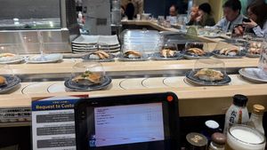   at Daiki Suisan Kaiten Sushi - Tenmabashi branch in Osaka