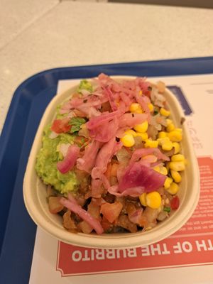 Burrito bowl. at Tortilla - Mall of Emirates in Dubai