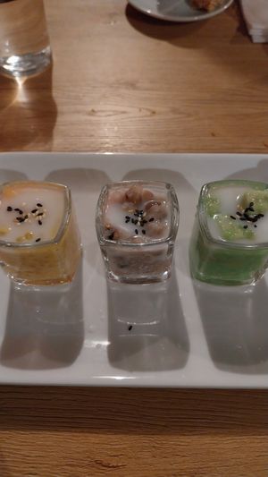 Vietnamese café gourmand  at Bếp Việt in Paris