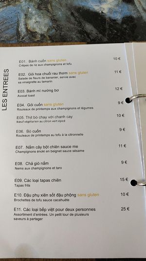 Starters at Bếp Việt in Paris