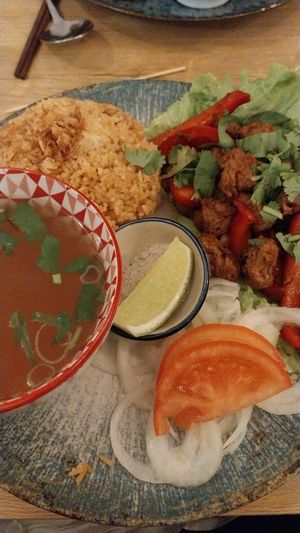 Loc lac "beef" at Bếp Việt in Paris