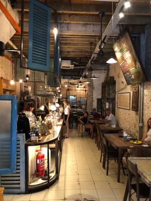 Interior at Mingle Cafe in Kuala Lumpur