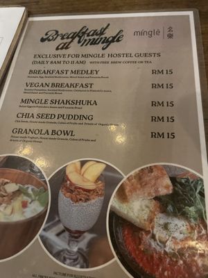 special mingle accommodation menu  at Mingle Cafe in Kuala Lumpur