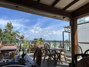 Ocean view terrace  at High Tide in Male