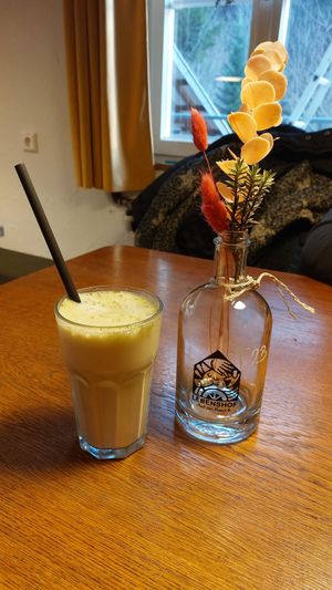 Matcha Latte at Lebenshof MutimBauch in Ottenhoefen Im Schwarzwald