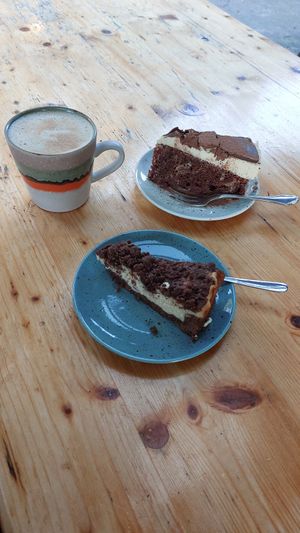 Cappuccino, Zupfkuchen, Donauwelle at Lebenshof MutimBauch in Ottenhoefen Im Schwarzwald