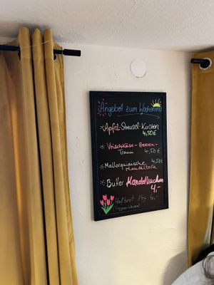 Wechselnde Angebotstafel  at Lebenshof MutimBauch in Ottenhoefen Im Schwarzwald