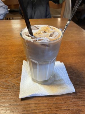 Iced latte   at Lebenshof MutimBauch in Ottenhoefen Im Schwarzwald