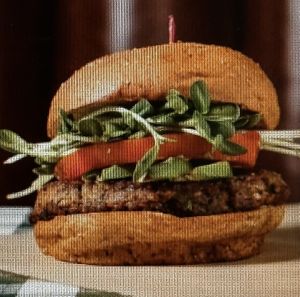 Black bean burger w/o cheesee  at Rodeo Goat in Rockwall