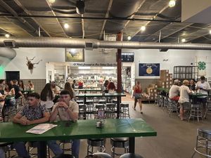 Inside kitchen/expo area  at Rodeo Goat in Rockwall