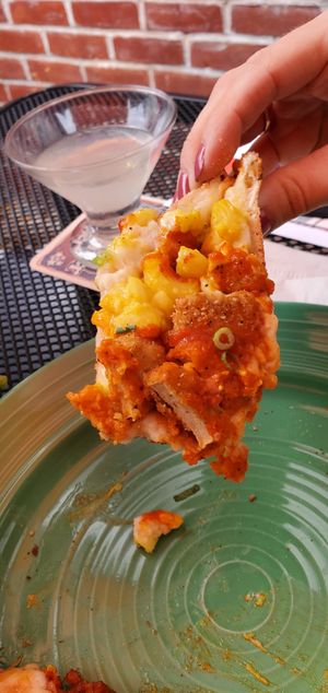 Vegan Nick Fury at Flying Saucer Pizza Company in Salem