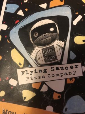 Menu logo   at Flying Saucer Pizza Company in Salem