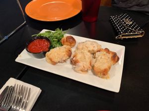 These were better than expected. at Flying Saucer Pizza Company in Salem