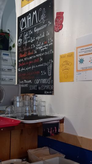 beverages at MIAM Collectif in Perpignan