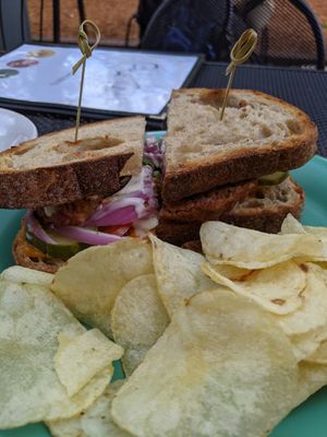 Beyond burger melt at Gulu-Gulu Cafe in Salem