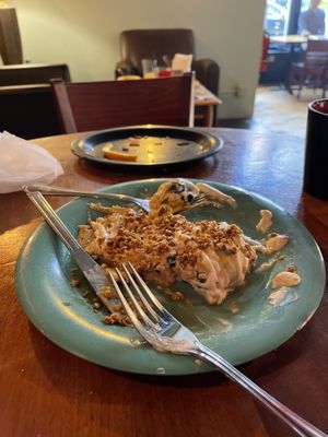 Mostly eaten cozy crepe at Gulu-Gulu Cafe in Salem