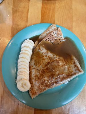 banana crepe   at Gulu-Gulu Cafe in Salem