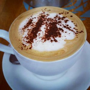 Mocha with almond milk at Gulu-Gulu Cafe in Salem