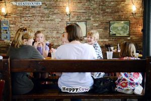 Family eating at the Gulu-Gulu Cafe at Gulu-Gulu Cafe in Salem