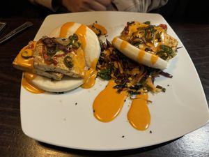 Vegan Bao Buns  at Markie Dans in Oban