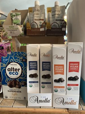 Vegan truffles at Frontier Trading Post in Seward