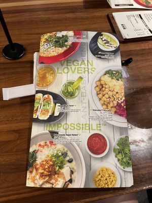 Back of Menu  at JINYA Ramen Bar in Omaha