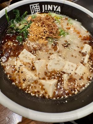 Spicy Creamy Vegan Ramen 🍜   at JINYA Ramen Bar in Omaha
