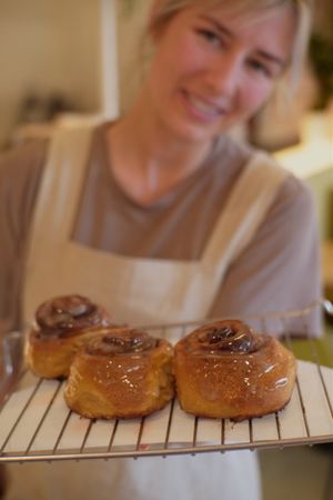 Fresh Cinnamon Rolls at Morning People in Marbella