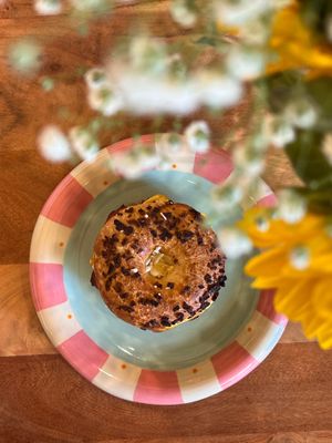 Ham & cheese bagel at Morning People in Marbella