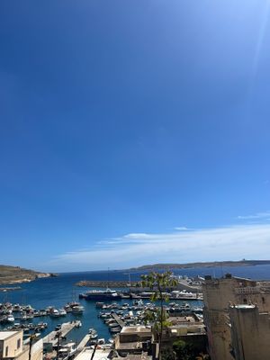 View from bench  at eeetwell  in Gozo