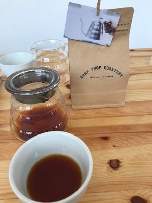 Wonderful coffee at Surf Shop Roastery in Hamburg