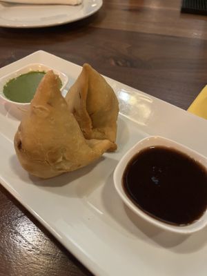 Veg Samosas  at Laila Indian Cuisine in Asheville