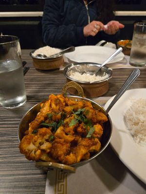 #29 potato and cauliflower dish was excellent at Himalayan Grill  in San Diego