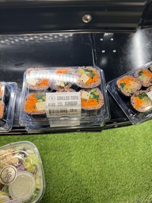 Vegan Grilled Tofu Kimbap  at Kibo Sushi House Market - Union Station in Toronto