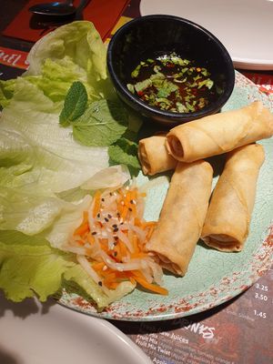 Vegan Springrolls at Banana Tree - Westbourne Grove in West London
