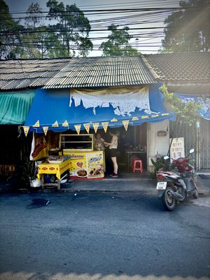 outside view  at Naja Vegetarian in Surat Thani