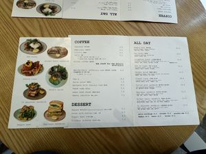 The menu in English  at Or Whatever in Busan