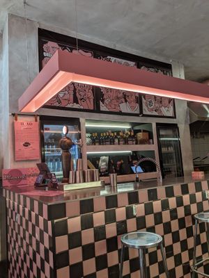 inside at HYPE in Madrid