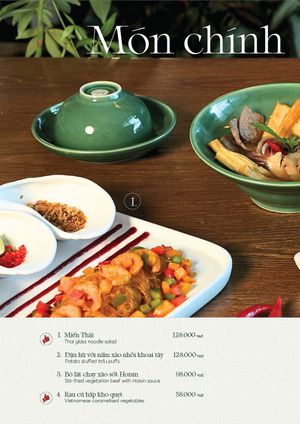 Main Dish Menu at Tiệm AUMH Chay in Ho Chi Minh City