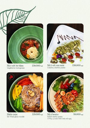 Main Dish Menu at Tiệm AUMH Chay in Ho Chi Minh City