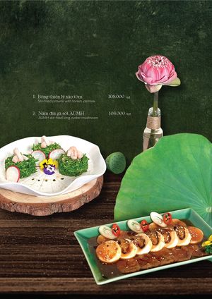 Main Dish Menu at Tiệm AUMH Chay in Ho Chi Minh City
