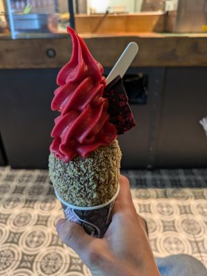 Vegan Trdelník - 3.5/5 at Little Chimney Gelato & Bakery in Prague